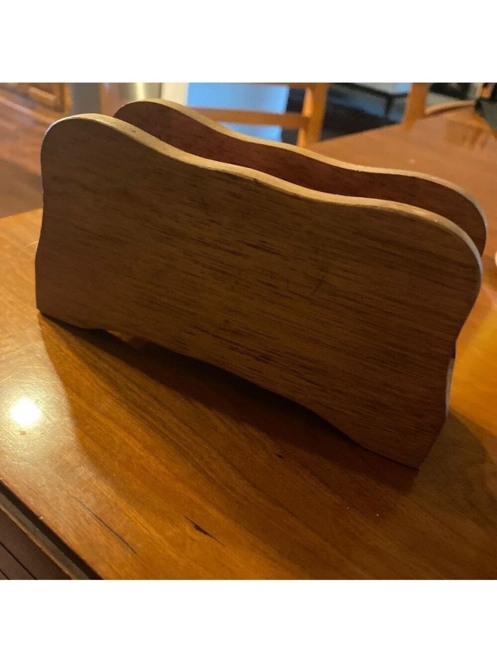 Retro-Vintage Wooden cat eye glasses holder spec rest made in Japan - Picture 3 of 4